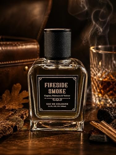 Fireside Smoke Eau de Parfum for Men – 3.4 FL OZ / 100ml | Long Lasting Woody Cologne with Vetiver & Oakmoss | Bold Masculine Scent | Premium Men’s Fragrance - görsel 2