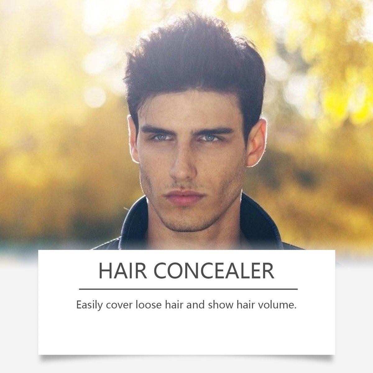 Hair Concealer Black 50g - Waterproof Sweatproof Hair Filling Cream for Thinning Hair, Instant Fuller Hair Look for Men and Women, Moisturizing Hairline Concealer with Camellia Seed Oil (2-Pack) Avelisse