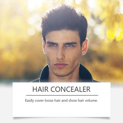 Hair Concealer Black 50g - Waterproof Sweatproof Hair Filling Cream for Thinning Hair, Instant Fuller Hair Look for Men and Women, Moisturizing Hairline Concealer with Camellia Seed Oil (2-Pack) Avelisse
