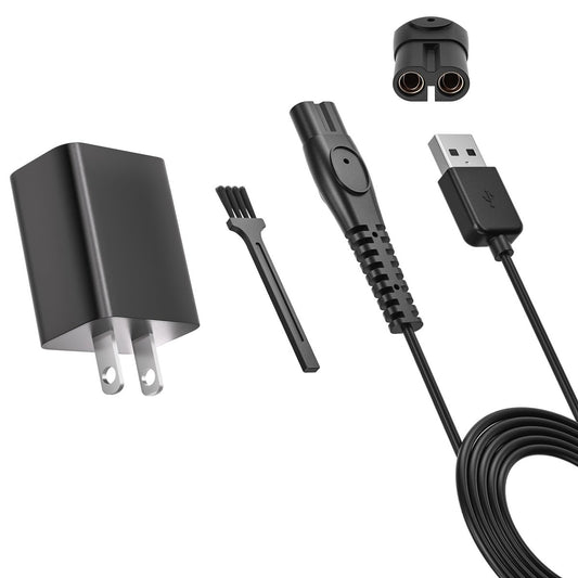 5V Charger Compatible with Philips Norelco Multigroom MG3919, MG5910, MG7900, MG7910, MG7970, MG3770, MG9520, MG5970, MG9525 & More | Replacement Cord for Philips 2000/3000/5000/7000 Trimmers & Shavers