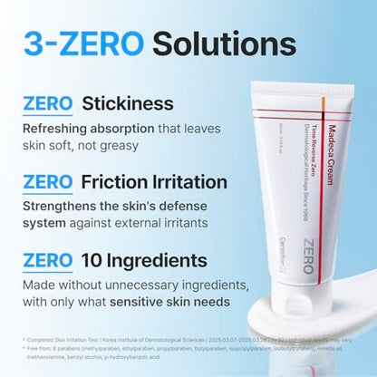 CENTELLIAN 24 Madeca Cream Time Reverse Zero - Lightweight Anti-Aging Face Moisturizer with Blue Active TECA, Cooling Cica, Deep Hydration & Barrier Repair for Sensitive & Oily Skin, 2.7 fl oz Avelisse