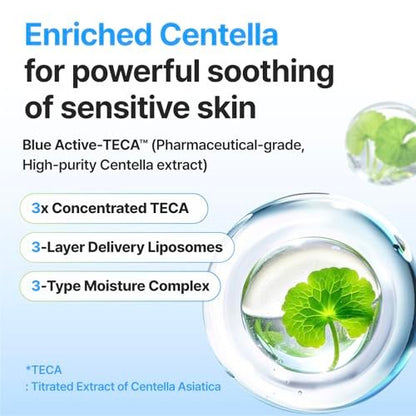CENTELLIAN 24 Madeca Cream Time Reverse Zero - Lightweight Anti-Aging Face Moisturizer with Blue Active TECA, Cooling Cica, Deep Hydration & Barrier Repair for Sensitive & Oily Skin, 2.7 fl oz Avelisse