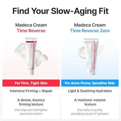 CENTELLIAN 24 Madeca Cream Time Reverse Zero - Lightweight Anti-Aging Face Moisturizer with Blue Active TECA, Cooling Cica, Deep Hydration & Barrier Repair for Sensitive & Oily Skin, 2.7 fl oz Avelisse