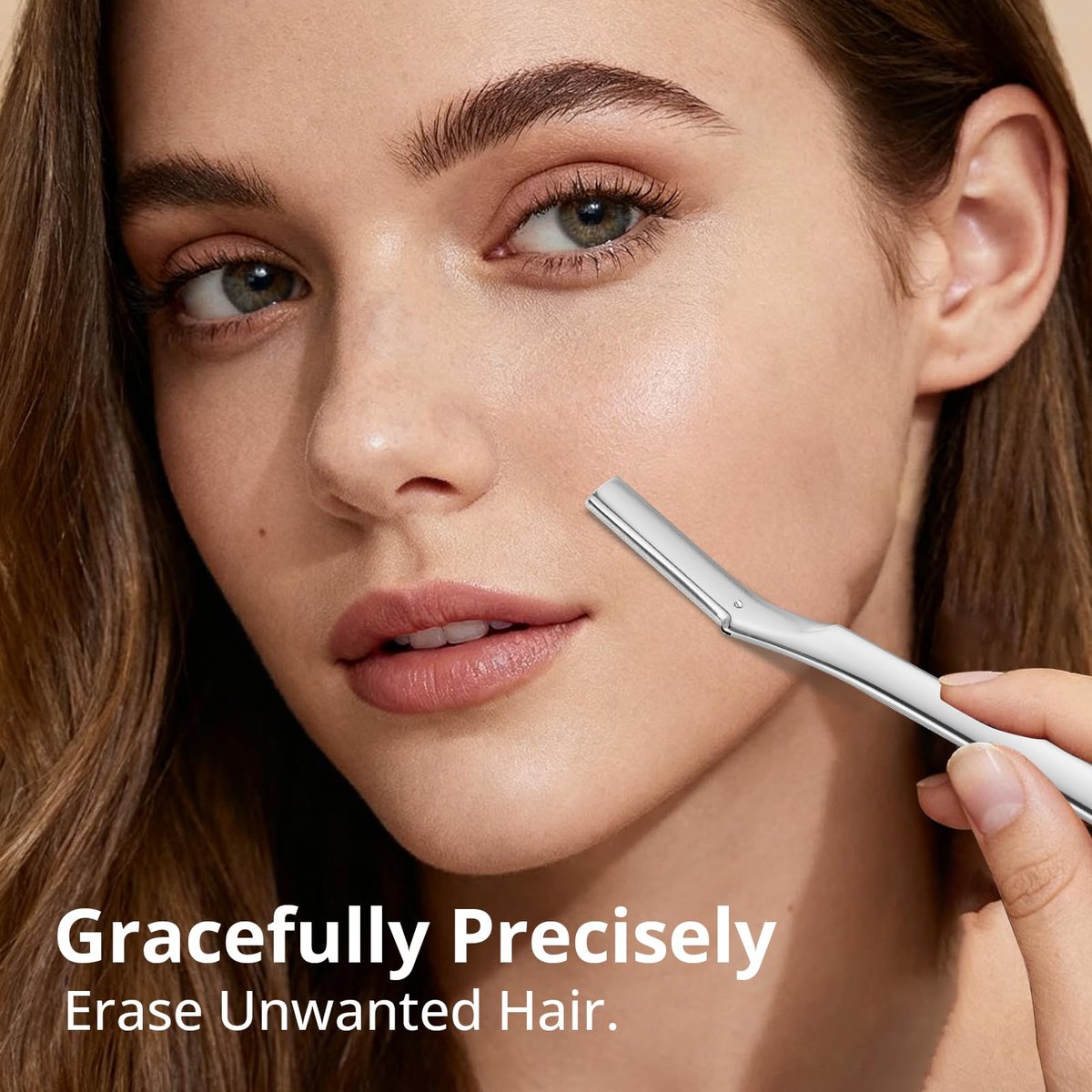 Mistfree Dermaplane Razor for Women & Men – Professional Metal Dermaplaning Tool with 12 Refill Blades, Reusable Face Razor for Exfoliation & Peach Fuzz Removal - görsel 11