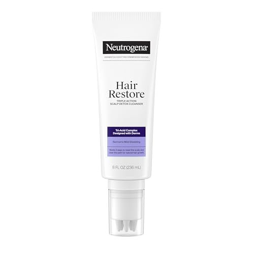 Neutrogena Hair Restore Triple Action Scalp Detox Cleanser – Triple Acid Scalp Detox & Clarifying Treatment, 8 fl. oz - görsel 2