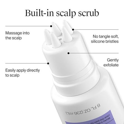 Neutrogena Hair Restore Triple Action Scalp Detox Cleanser – Triple Acid Scalp Detox & Clarifying Treatment, 8 fl. oz