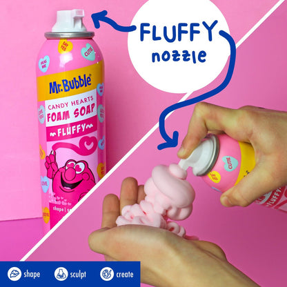 Mr. Bubble Limited Edition Foam Soap, Strawberry Candy Scent, 4 oz (Pack of 4) - Paraben-Free Body Wash Avelisse