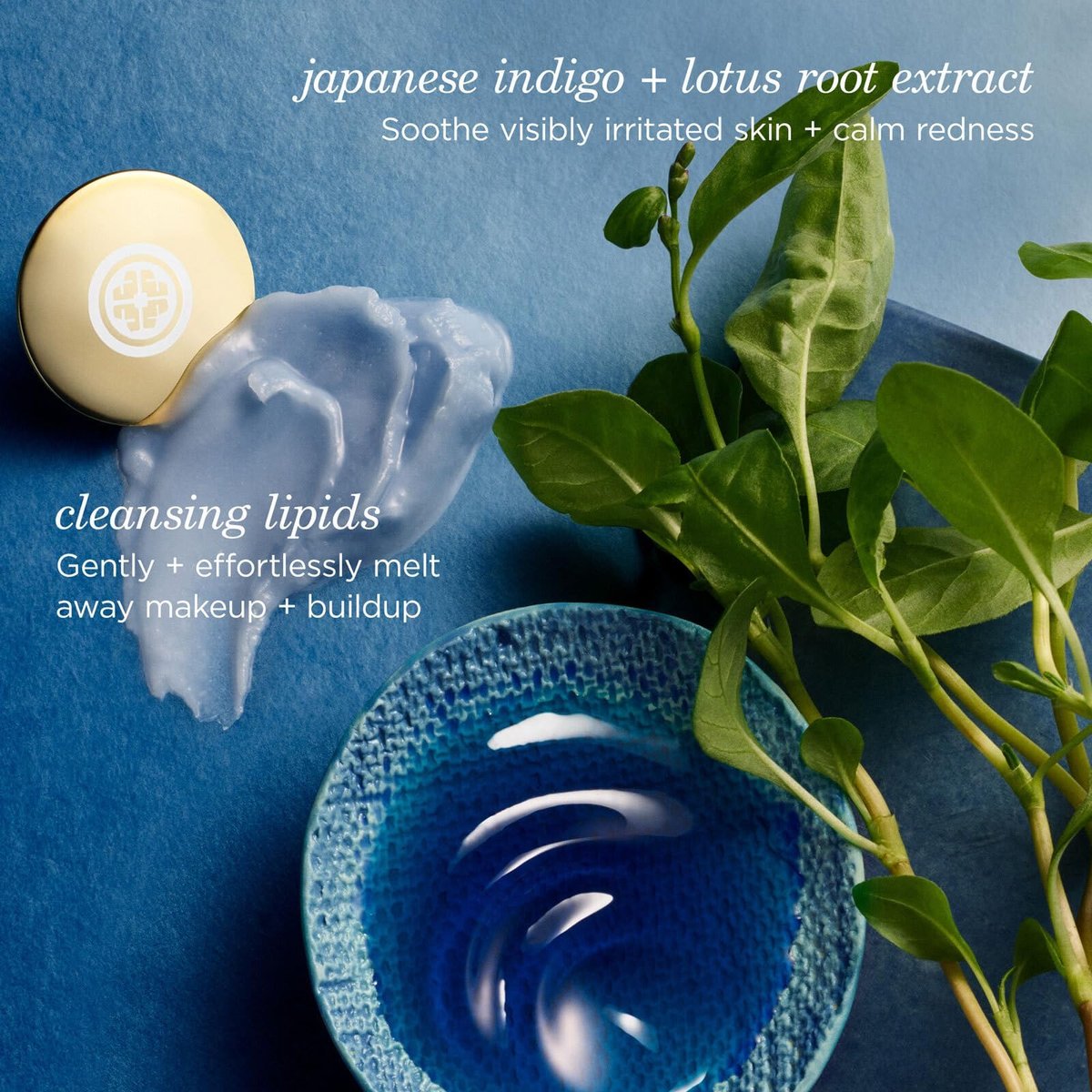 TATCHA The Indigo Cleansing Balm - Gentle Moisturizing Cleanser, Fragrance-Free, Buttery-Soft Makeup Remover (1.9 oz) Avelisse
