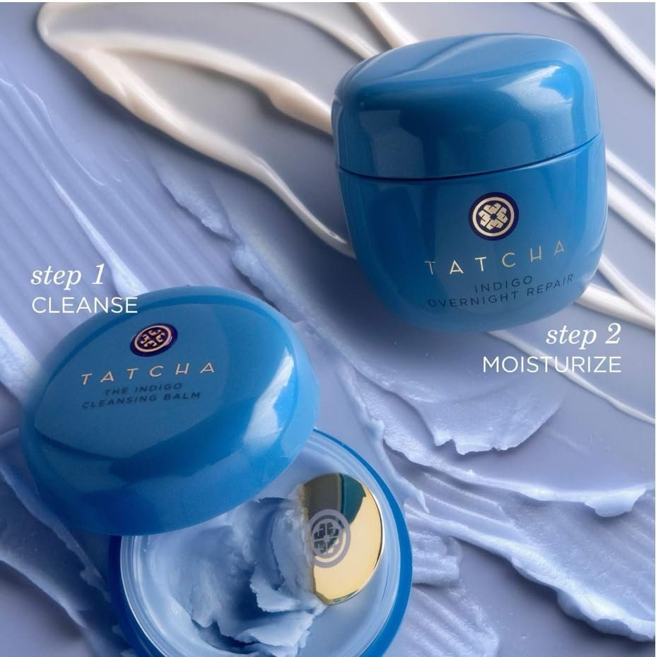 TATCHA The Indigo Cleansing Balm - Gentle Moisturizing Cleanser, Fragrance-Free, Buttery-Soft Makeup Remover (1.9 oz) Avelisse