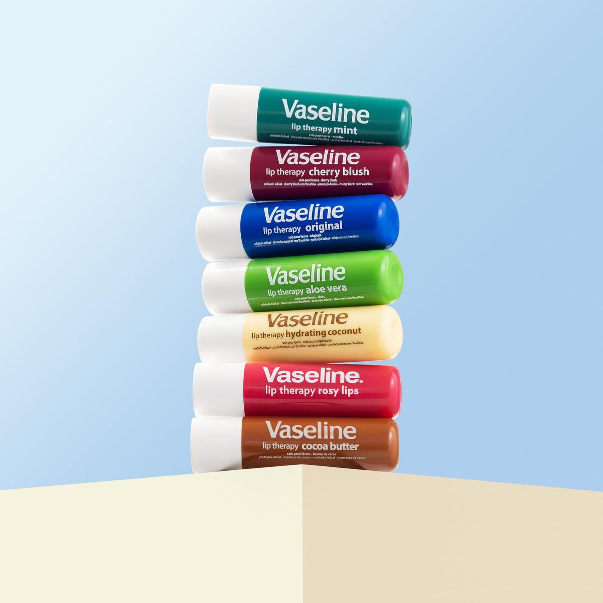 Vaseline Lip Therapy Original & Rosy Twin Pack – 2-Pack Lip Balm Set - görsel 10