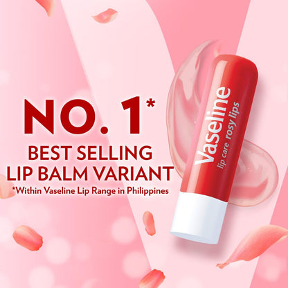 Vaseline Lip Therapy Original & Rosy Twin Pack – 2-Pack Lip Balm Set