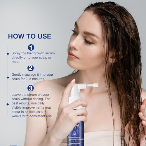 VENANOCI Hair Growth Oil Spray - Natural Hair Regrowth Serum with Rosemary & Biotin for Thicker, Fuller Hair | Anti-Hair Loss Treatment for Women and Men Avelisse