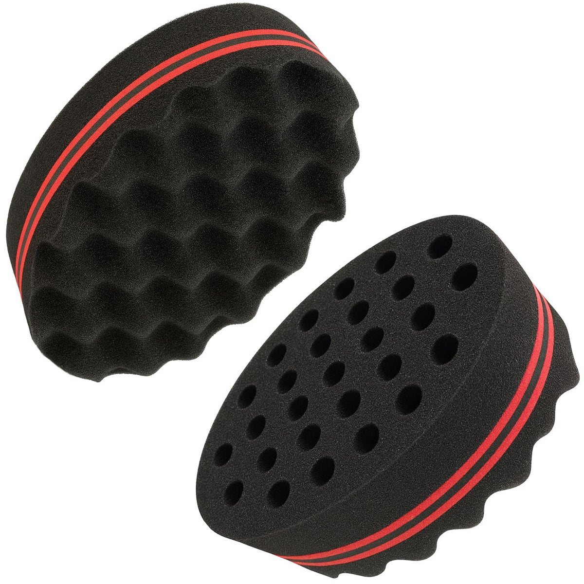 Hair Twist Sponge – Double-Sided Barber Tool for Afro Coils, Dreads, Curls & Waves, Unisex Styling for Short or Long Hair (1 Pack) - görsel 1