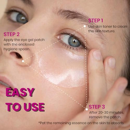 KOEC Calcium Volume Eye Patch 60pcs with Volume Multi Balm - Deep Hydration & Firming Eye, Face & Neck Care Avelisse