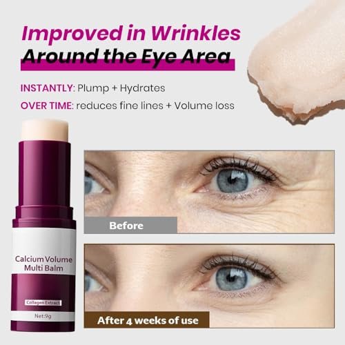 KOEC Calcium Volume Eye Patch 60pcs with Volume Multi Balm - Deep Hydration & Firming Eye, Face & Neck Care Avelisse