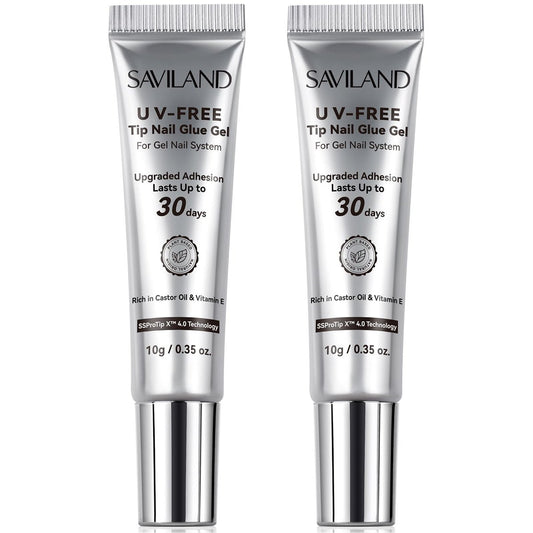 SAVILAND Semi Solid Nail Glue - 20g Super – Super Strong Bonding: Advanced polymer technology ensures a durable – Image 1