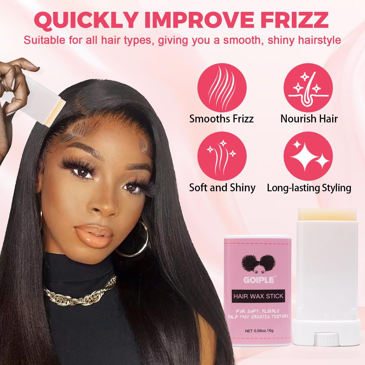 Waterproof Lace Wig Glue Kit with Tools, Reversible Wrap Cap Bonnet - Clear Silicone Adhesive for Hair Replacement Avelisse