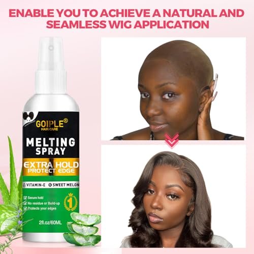 Waterproof Lace Wig Glue Kit with Tools, Reversible Wrap Cap Bonnet - Clear Silicone Adhesive for Hair Replacement Avelisse