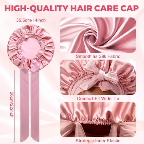 Waterproof Lace Wig Glue Kit with Tools, Reversible Wrap Cap Bonnet - Clear Silicone Adhesive for Hair Replacement Avelisse