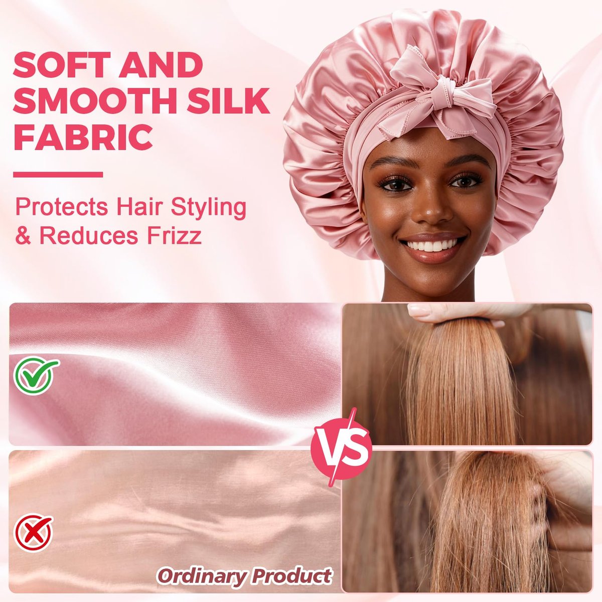 Waterproof Lace Wig Glue Kit with Tools, Reversible Wrap Cap Bonnet - Clear Silicone Adhesive for Hair Replacement Avelisse