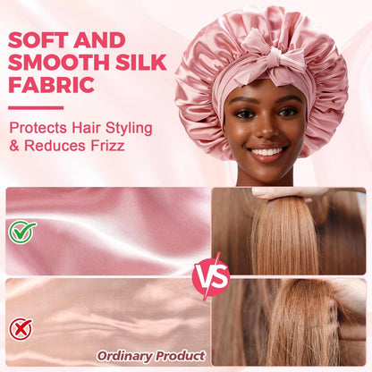 Waterproof Lace Wig Glue Kit with Tools, Reversible Wrap Cap Bonnet - Clear Silicone Adhesive for Hair Replacement Avelisse