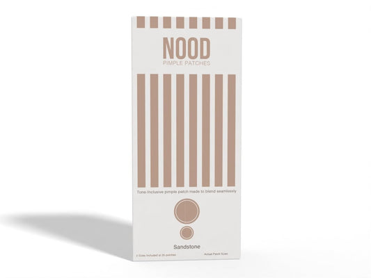 Meiiyo NOOD Pimple Patch – Skin-Tone Sandstone, Ultra-Thin Hydrocolloid Patches for Discreet Coverage and Fast Healing (20 Patches, 2 Sizes) Avelisse