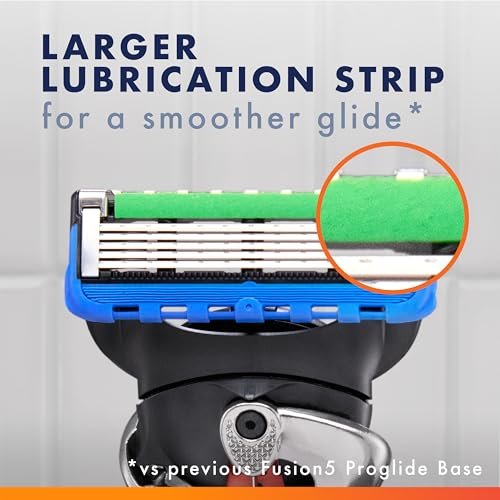 Gillette Fusion5 ProGlide Men's Shaving Razor with FlexBall Handle and 4 Blade Refills Avelisse