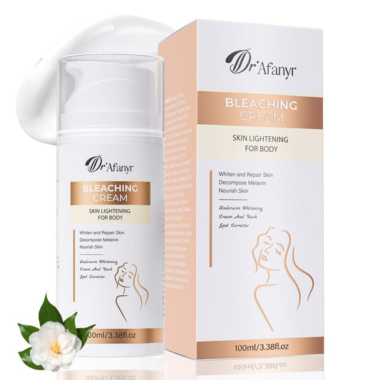 DR.Afanyr Skin Bleaching Cream 100ml – Dark Spot Remover, Lightening Cream for Intimate Areas, Underarms, Inner Thighs, Knees & Elbows – Uneven Tone Corrector for All Skin Types Avelisse