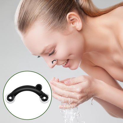LXUEJIE 6-Pair Nose Lifter Set – Invisible Nose Shaping Clip for Rhinoplasty, Painless Nose Up Lifting Tool for Men & Women (Black)