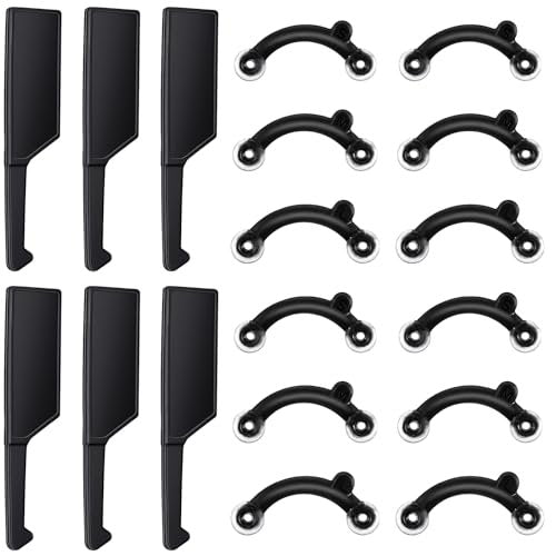 LXUEJIE 6-Pair Nose Lifter Set – Invisible Nose Shaping Clip for Rhinoplasty, Painless Nose Up Lifting Tool for Men & Women (Black) - görsel 1