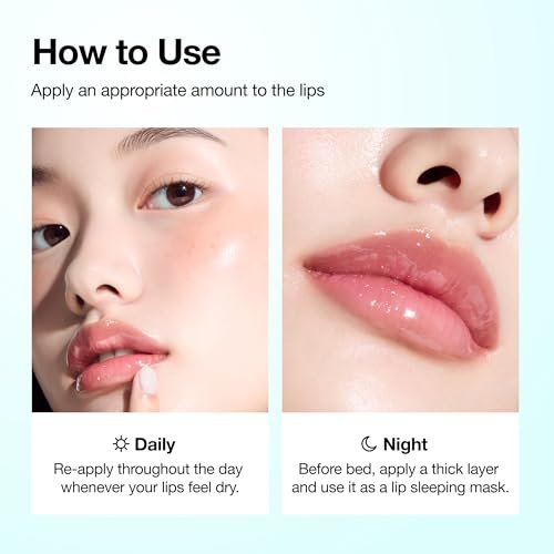 Anua PDRN Lip Serum – Long-Lasting Hydration for Dry, Cracked Lips with Salmon DNA, Hyaluronic Acid & Collagen | Korean Skincare | 0.33 fl.oz Avelisse