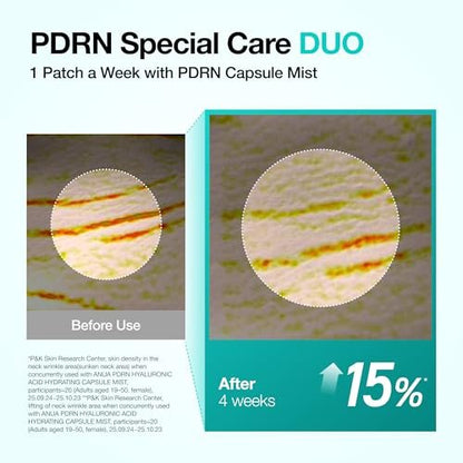 Anua PDRN Collagen Melting Patch for Neck – Lifting & Firming Thin Film Patches with Salmon DNA, Korean Skincare, 4 Patches Avelisse