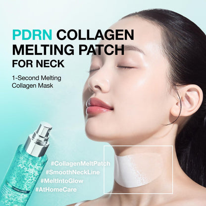 Anua PDRN Collagen Melting Patch for Neck – Lifting & Firming Thin Film Patches with Salmon DNA, Korean Skincare, 4 Patches Avelisse