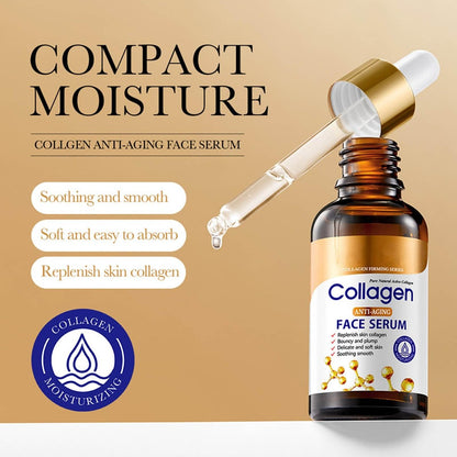 Collagen Skin Care Set - 7 Piece Anti Aging Face Care Kit with Facial Cleanser, Serum, Toner, Eye Cream, Cream & Face Mask for Hydrate, Firm & Smooth Wrinkles