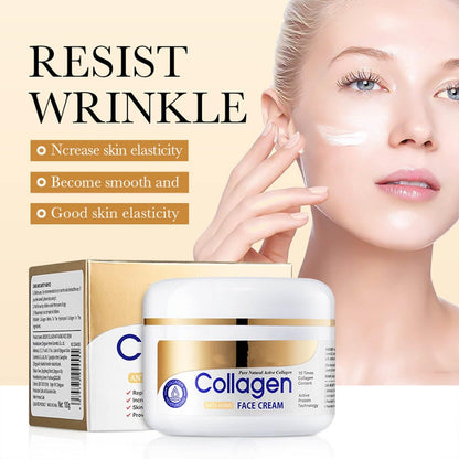 Collagen Skin Care Set - 7 Piece Anti Aging Face Care Kit with Facial Cleanser, Serum, Toner, Eye Cream, Cream & Face Mask for Hydrate, Firm & Smooth Wrinkles