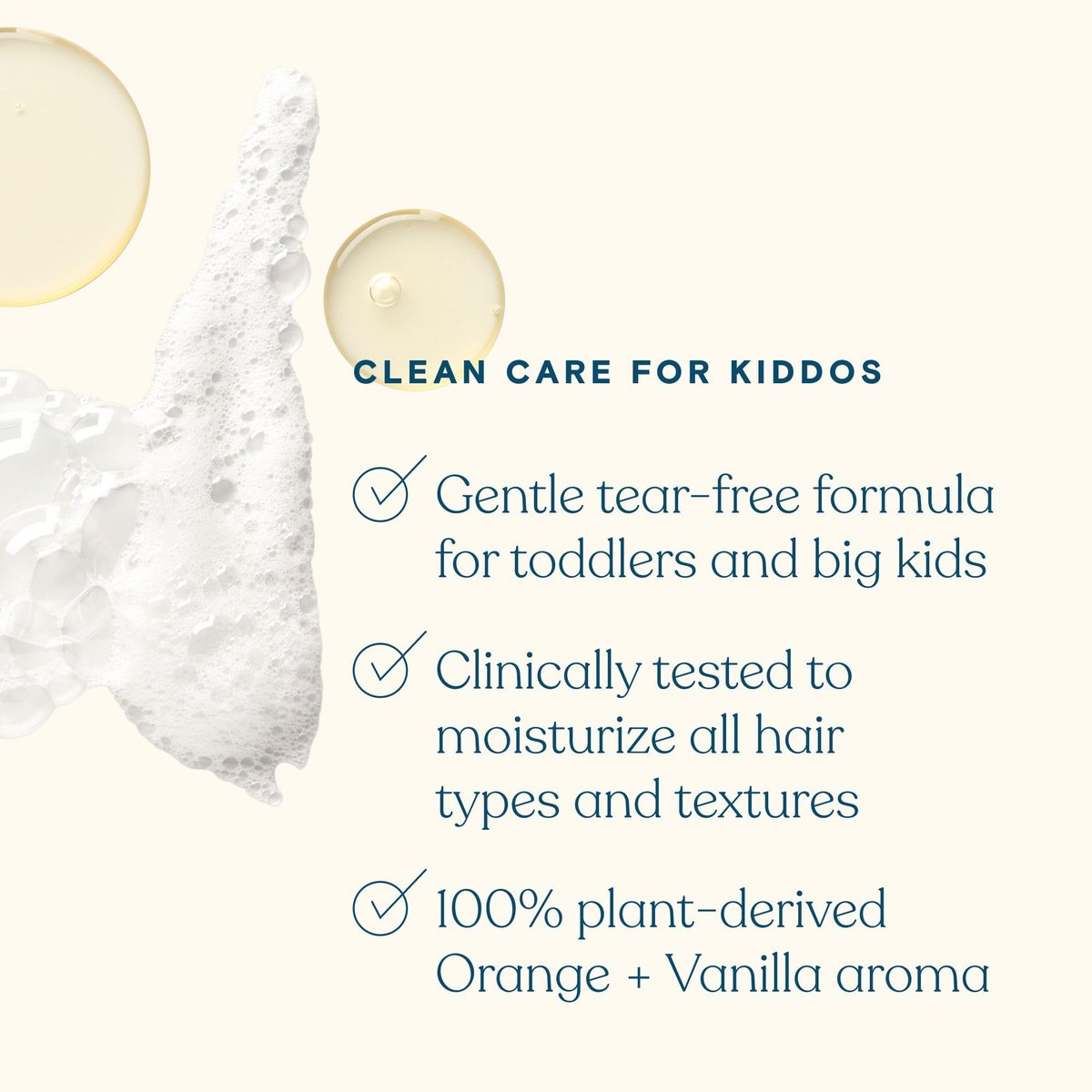 Pipette Kids Daily Haircare Trio - Leave-In Detangler, Tear-Free Shampoo & Conditioner, Non-Toxic & Hypoallergenic, Orange Vanilla Scent (Pack of 3) Avelisse
