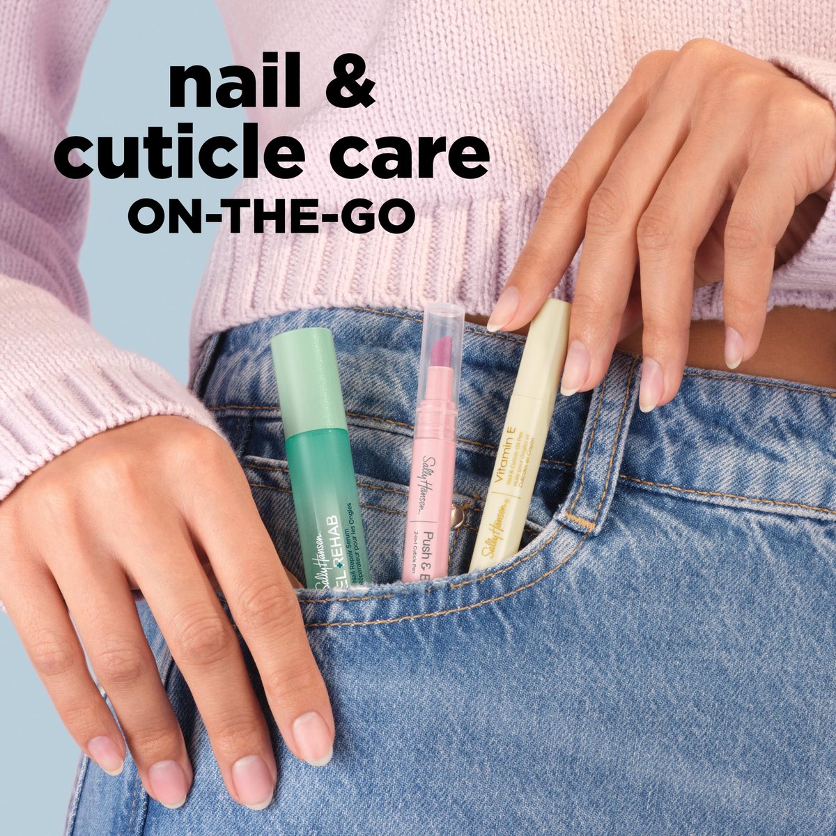 Sally Hansen Gel Rehab Nail Treatment Pen - Repair, Hydrate & Renew Damaged Nails with Keratin & Vitamin Complex, Mess-Free On-the-Go Nail Care - görsel 13