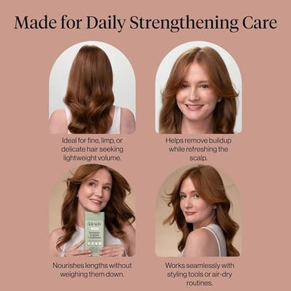 Kitsch Volumizing Rosemary & Biotin Liquid Conditioner for Hair Growth – Boosts Fullness & Shine, Thickening Bio-Based Hair Care, Color-Safe, Made in USA – 12.3 oz Avelisse