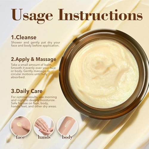 VREKEF Beef Tallow for Skin (4.2 oz) – Tallow and Honey Balm for Face & Body – Grass-Fed Tallow with Beeswax, Sea Buckthorn Oil, Shea Butter, Vitamin E – Natural Moisturizer Avelisse