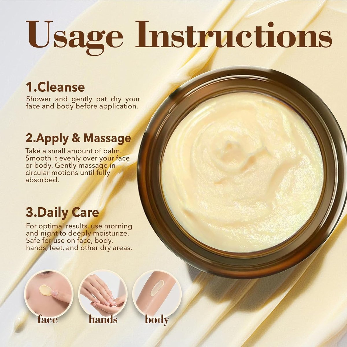 VREKEF Beef Tallow for Skin (4.2 oz) – Tallow and Honey Balm for Face & Body – Grass-Fed Tallow with Beeswax, Sea Buckthorn Oil, Shea Butter, Vitamin E – Natural Moisturizer Avelisse