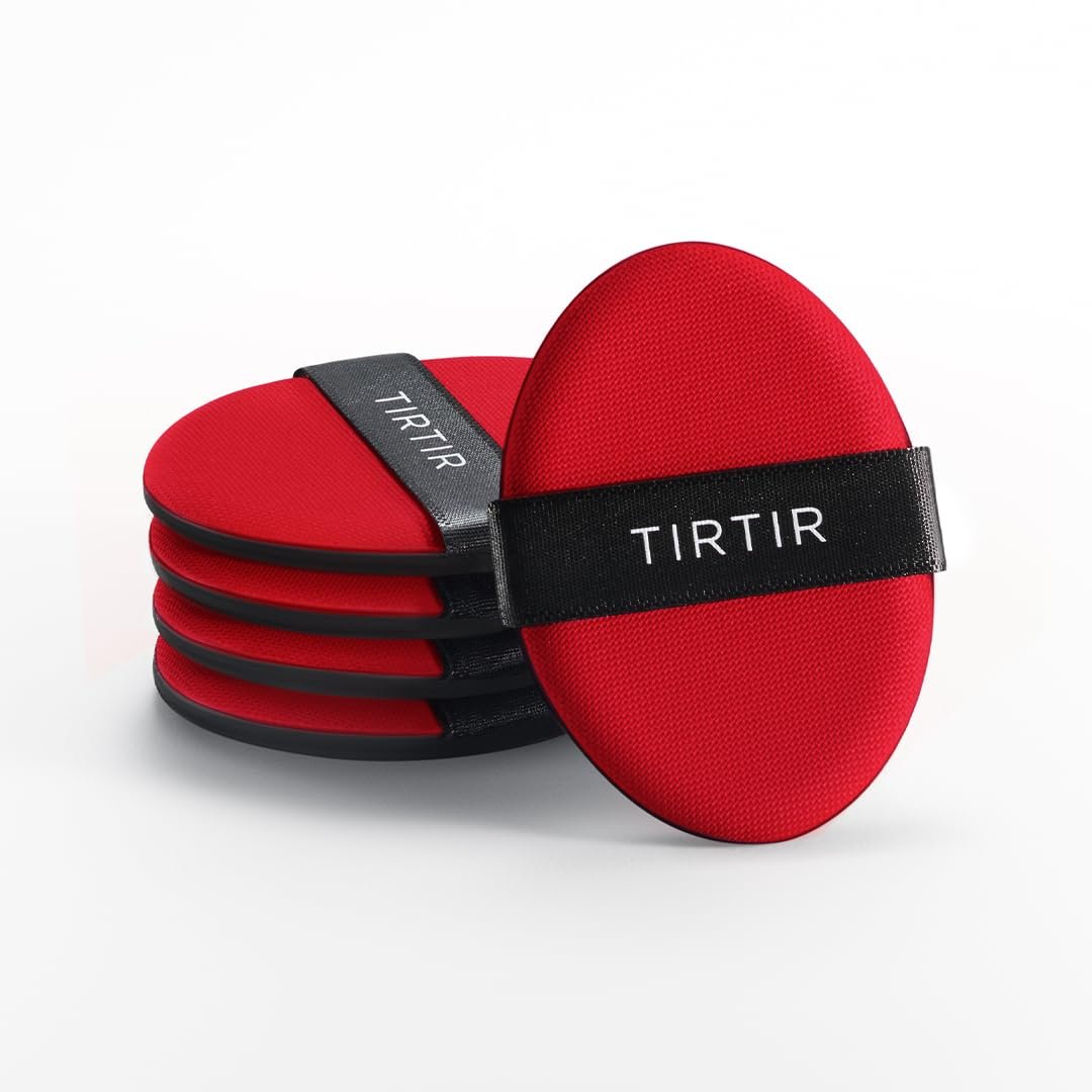TIRTIR Soft-shell Cushion Puff 5-Pack - Original Synthetic Makeup Sponge for Flawless Application - görsel 1