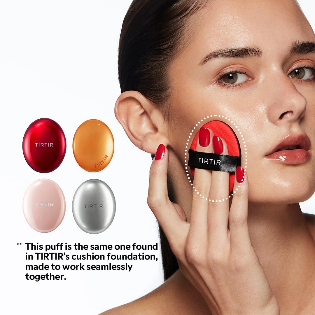 TIRTIR Soft-shell Cushion Puff 5-Pack - Original Synthetic Makeup Sponge for Flawless Application - görsel 5