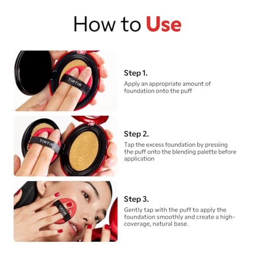 TIRTIR Soft-shell Cushion Puff 5-Pack - Original Synthetic Makeup Sponge for Flawless Application - görsel 12