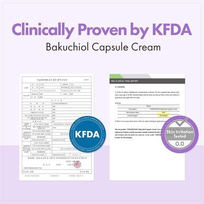 TOSOWOONG Bakuchiol Capsule Cream - High Purity Bakuchiol 5,000ppm Retinol Alternative Wrinkle Care Firming Anti Aging Moisturizer with 12 Peptides & 3 Ceramides - Korean Skincare 50ml Avelisse