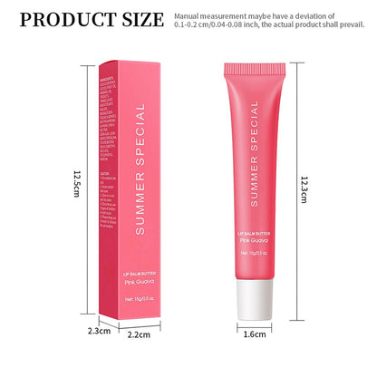 5 Pack Summer Special Lip Butter Hydration Lip Gloss with Shea Butter & Olive Oil - Soothes Dry Lips, Natural Tint & Gloss Effect, Lip Repair for Women Avelisse