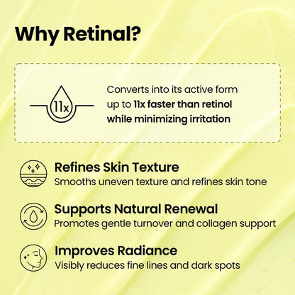 K-SECRET SEOUL 1988 Retinal Advanced Shot – Retinol Alternative Serum with 22,275 Spicules & Advanced Retinal Liposome 12% for Fine Lines & Skin Texture | Korean Skincare, 15ml