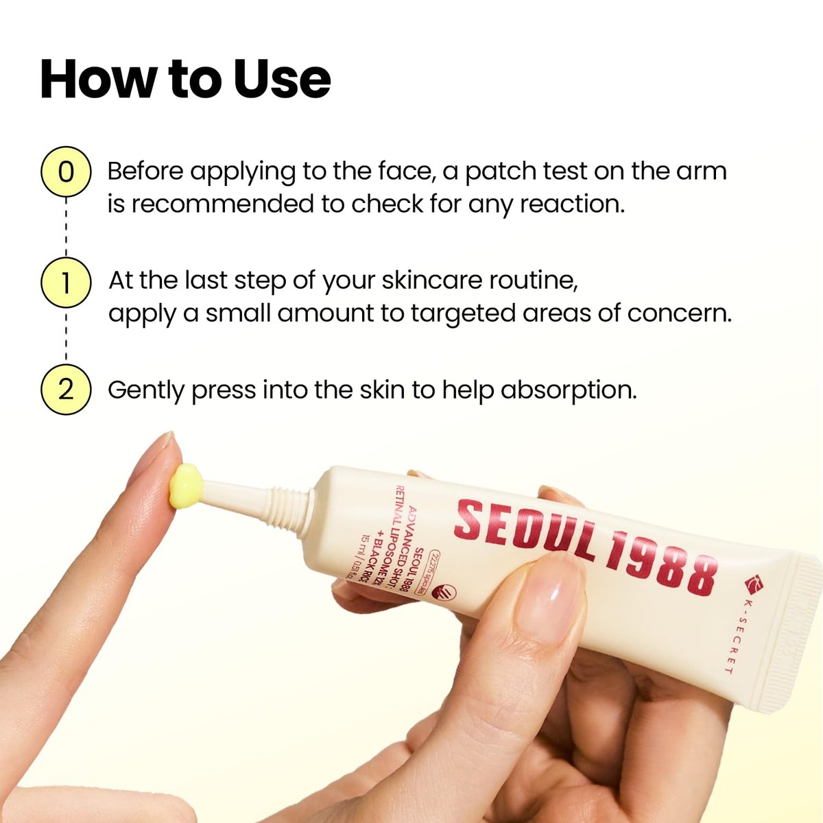 K-SECRET SEOUL 1988 Retinal Advanced Shot – Retinol Alternative Serum with 22,275 Spicules & Advanced Retinal Liposome 12% for Fine Lines & Skin Texture | Korean Skincare, 15ml - görsel 16