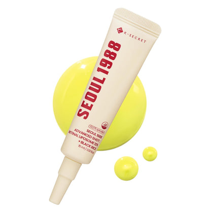 K-SECRET SEOUL 1988 Retinal Advanced Shot – Retinol Alternative Serum with 22,275 Spicules & Advanced Retinal Liposome 12% for Fine Lines & Skin Texture | Korean Skincare, 15ml