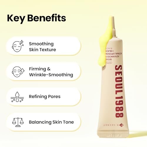 K-SECRET SEOUL 1988 Retinal Advanced Shot – Retinol Alternative Serum with 22,275 Spicules & Advanced Retinal Liposome 12% for Fine Lines & Skin Texture | Korean Skincare, 15ml - görsel 7
