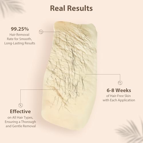 Anreacho Hard Wax Beads for Hair Removal – 2lb Waxing Beans for Coarse Hair, Home Wax Refill Bag with 10 Spatulas for Brazilian, Bikini, Face, Underarms Avelisse